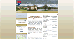 Desktop Screenshot of obec-dolce.cz