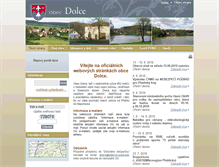 Tablet Screenshot of obec-dolce.cz